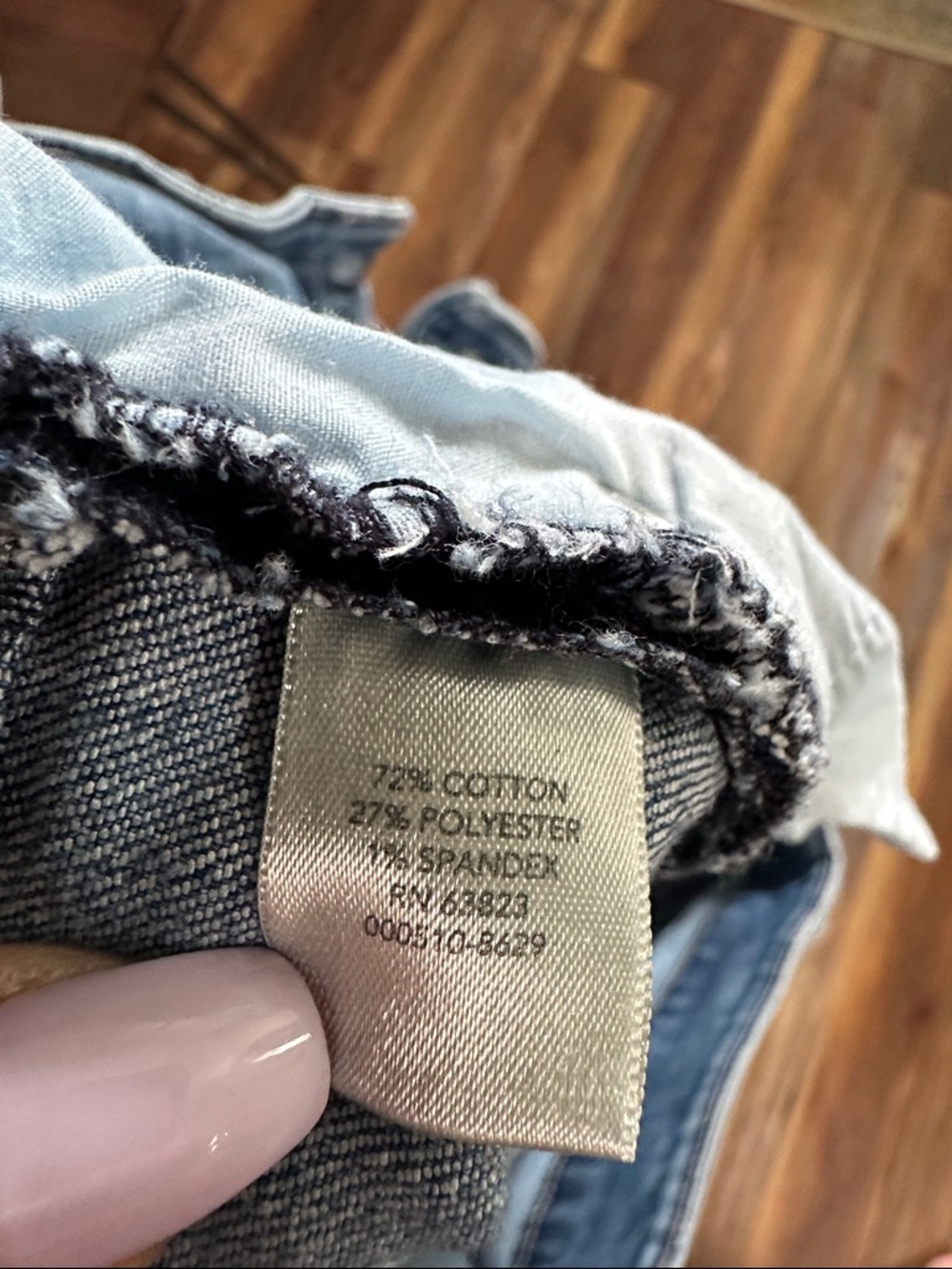 Christopher & Banks Light Blue Denim Jean Shorts 16 Short - Picture 6 of 7